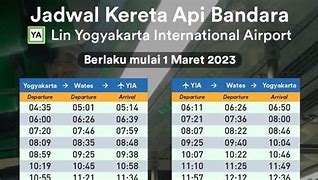 Jadwal Kereta Bandara Dari Wates